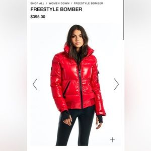 sam matte freestyle bomber jacket women's